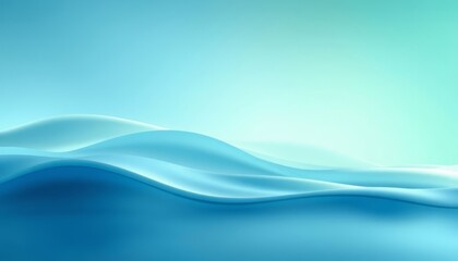 Fototapeta premium Serene Undulating Curves in Calming Hues