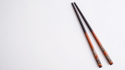 Fototapeta premium a pair of chopsticks
