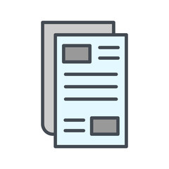 Newspaper Vector Icon