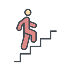 Career Ladder Vector Icon