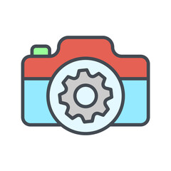 Camera Settings Vector Icon
