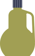 Fototapeta premium A refillable detergent dispenser with a handle and nozzle, symbolizing eco-friendly cleaning solutions.