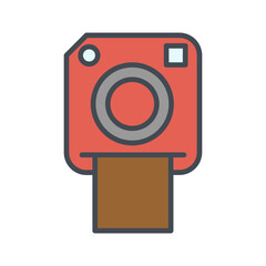 Vintage Cameras Vector Icon