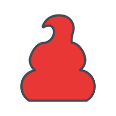 Obraz premium Pile of Poo Vector Icon