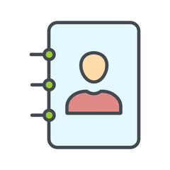 Contact Options Vector Icon