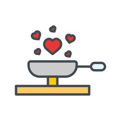 Cooking Love Vector Icon