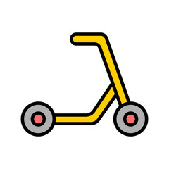 Kick Scooter Vector Icon