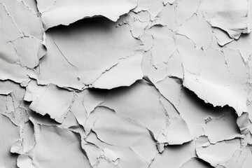 Obraz premium Cracked and Fissured White Surface