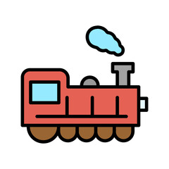 Locomotive Vector Icon