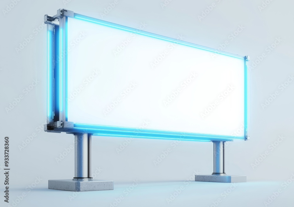 Aufkleber the monitor is isolated on a white background with a futuristic sci-fi theme