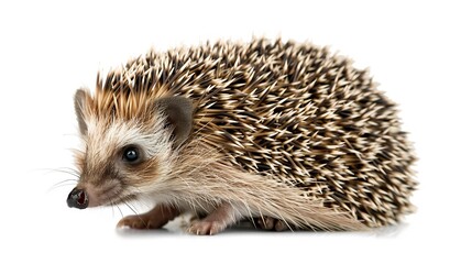 Obraz premium Close-Up Portrait of a Cute Hedgehog