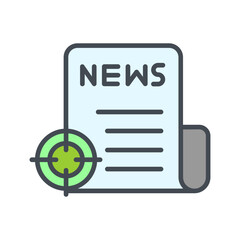 News Scoop Vector Icon
