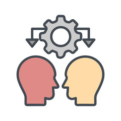 Conflict Management Vector Icon