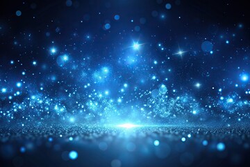 Dark blue abstract background with glowing particles, luminous, futuristic, energy, wallpaper, design, gradient, space, abstract, motion, vibrant, modern, digital, technology, light