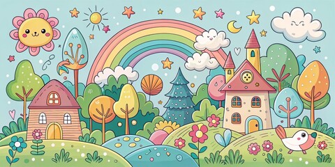 Vector Whimsical Illustration