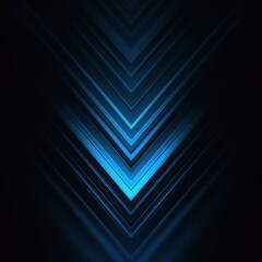 Abstract blue and black chevron background