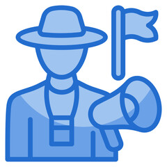 Tour Guide Icon For Design Element