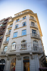 view of apartments in the tesvikiye town, istanbul