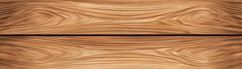 Naklejka premium Symmetrical wood grain pattern with natural swirls and warm brown tones.