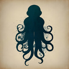 illustration of a silhouette of a woman