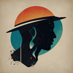 background with a person