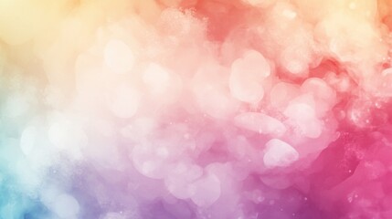 Fototapeta premium Watercolor abstract background with a soft blurred wash of light colors creating a dreamy magical and fluffy effect