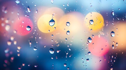 Light, transparency, moisture, dew, sadness, longing, cleansing, washing - lovely raindrops