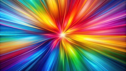 Obraz premium Colorful abstract background with dynamic effect in wide-angle, modern, dynamic effect, rainbow, wide-angle, digital, movement, swirl, gradient, concept, flow, texture, backdrop, abstract