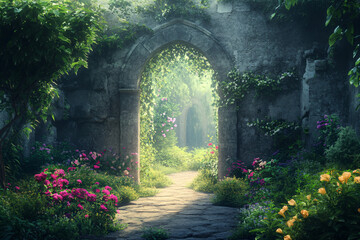Stone Archway Garden.