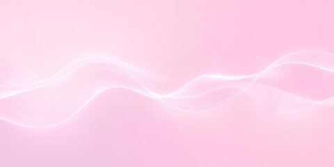 Interconnected Lines in Soft Pink and Lavender