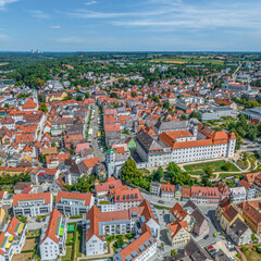 Die Stadt Günzburg an der Donau im Luftbild