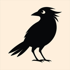Bird silhouette vector illustration