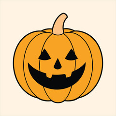 Halloween pumpkin vector illustration