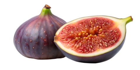 fresh figs isolated on transparent background png