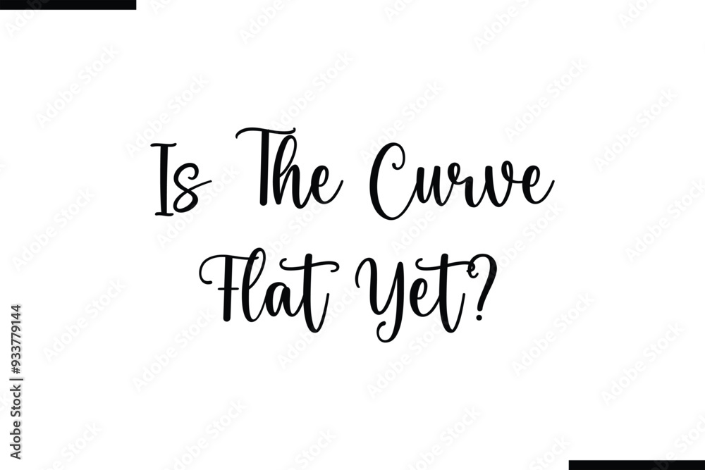 Fototapete is the curve flat yet text typography element