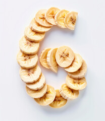 Number made up of bananas