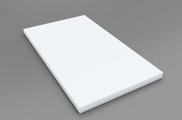 Cv, resume, letterhead, invoice mockup. Stack of A4 papers on a grey background.	
