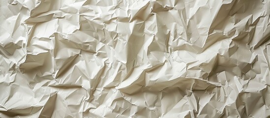 Obraz premium Texture of crumpled paper adds a unique aesthetic to your design with a copy space image.
