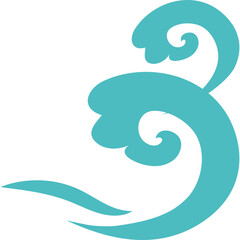 Decorative Wave Element
