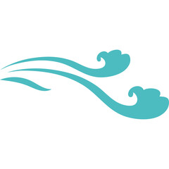 Decorative Wave Element
