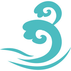 Decorative Wave Element
