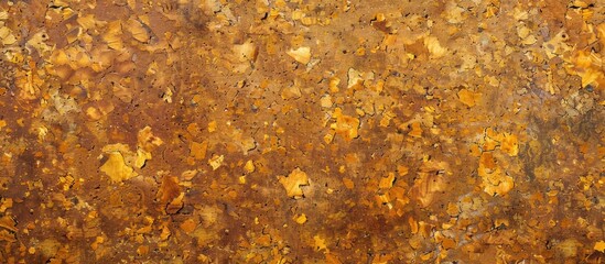 Textured cork board background in brown and yellow hues with copy space image.
