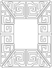 Vector sketch, illustration, silhouette, design, decoration, painting, background pattern, ornament, carving, vintage, classic, ethnic, traditional, floral, animal, modern