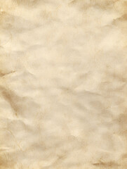 Textured background of crumpled aged paper showcasing a warm, neutral tone perfect for art projects, stationery, or vintage design.