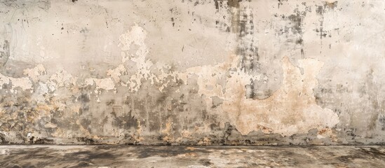 Obraz premium Vintage grunge wall backdrop with cement texture and copy space image.