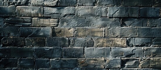 Gray brick wall providing natural ambiance for copy space image.