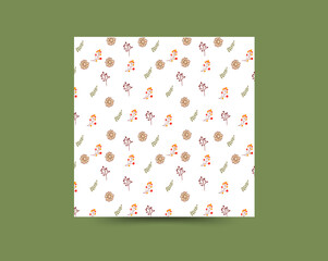Floral ornamental vintage background