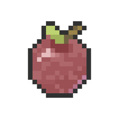 Obraz premium apple fruit fresh pixel art