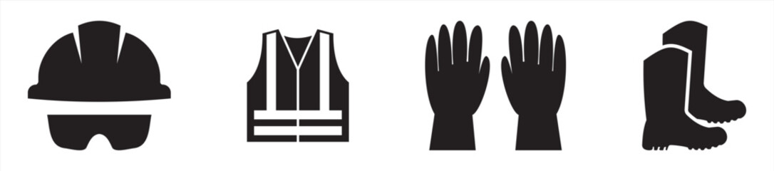 safety icon. work safety icon vector illustration