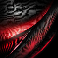 black and red colour carbon fibre stylish raw material background for posting and status generated by AI